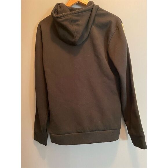 Adidas Men's Camo Logo Hoodie Sweatshirt Black/Green Small - Picture 8 of 11